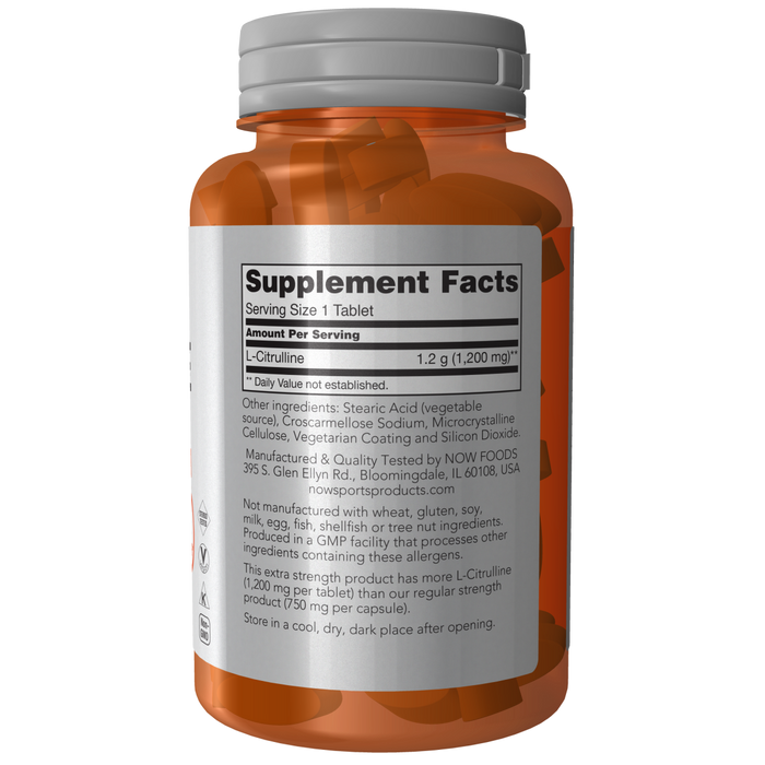L-Citrulina, Extra Fuerte 1200 mg (120 tabs)