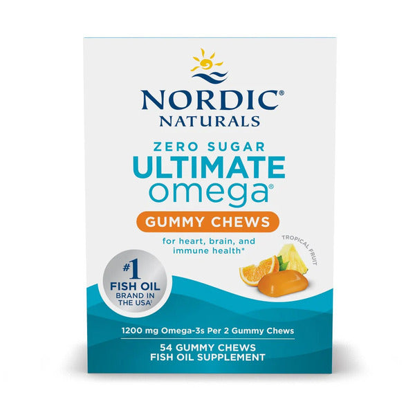 Ultimate Omega sin Azúcar Sabor Naranja (54 Gomitas), Nordic Naturals