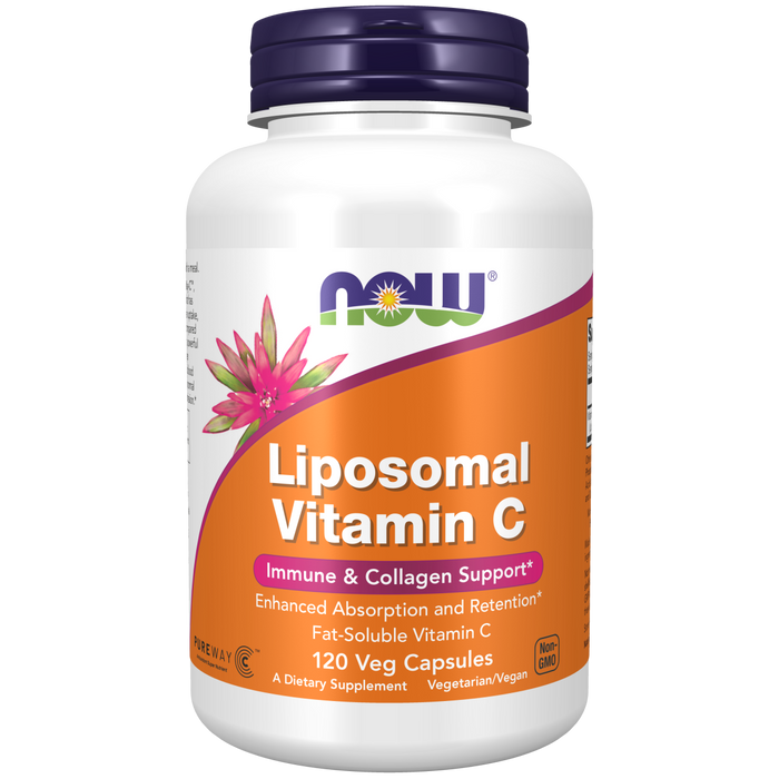 Vitamina C Liposomal (120 veg caps), Now