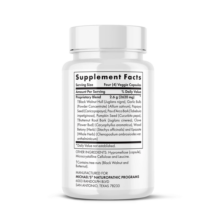 Complejo de Casco de Nogal Negro (60 veg caps), Michael´s Health