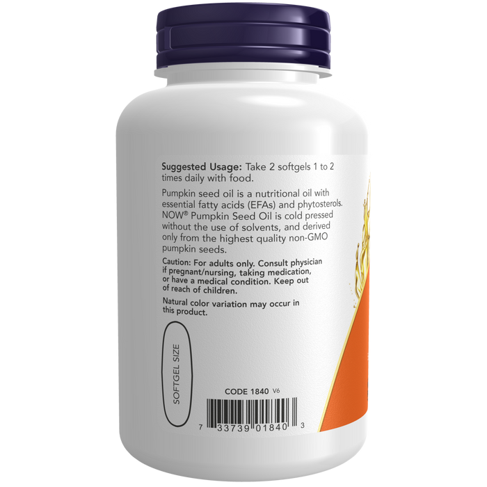 Aceite de Semilla de Calabaza 1000 mg (100 veg caps)