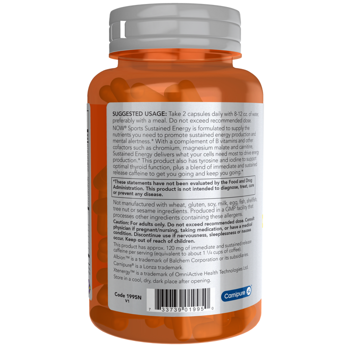 Sustained Energy, Produccion de Energia (90 veg caps)