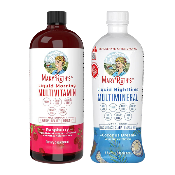 KIT #1 Multivitamínico Matutino + Multimineral Nocturno Mary Ruth's