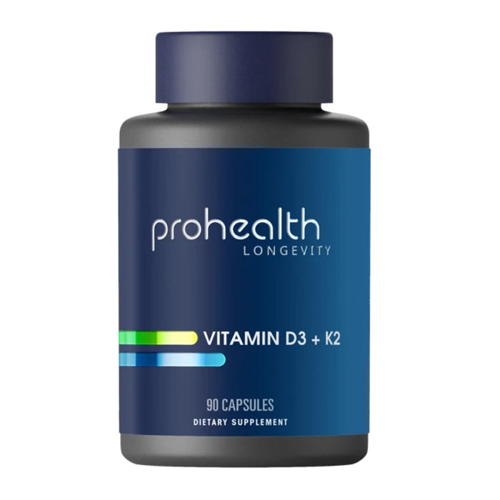 Vitamina D3 + K2 (90 caps), Prohealth