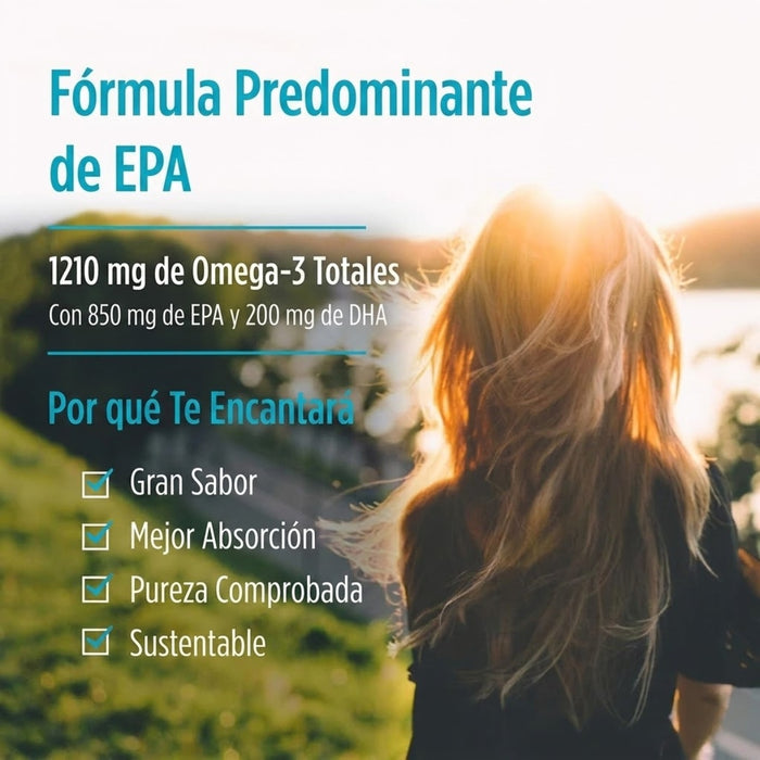 EPA 850 mg DHA 250 mg ProEPA™ (120 softgels), Nordic Naturals