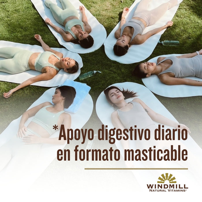 Probióticos Masticables 1 Billion CFU (100 masticables), Windmill
