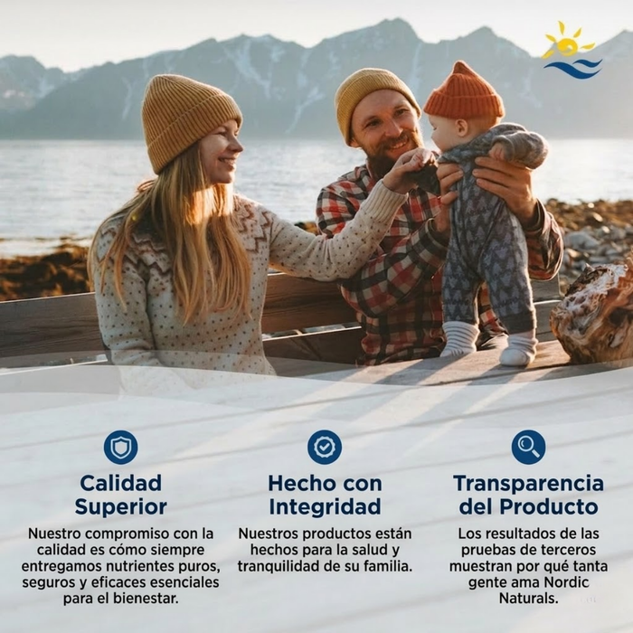 DHA Prenatal 830 mg con Omega-3 400IU y Vitamina D3 (90 softgels), Nordic Naturals