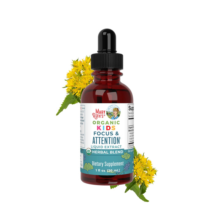 Enfoque y la Atencion de Niños, Organico, Liquido 30 ml (1 fl oz), Mary Ruth's