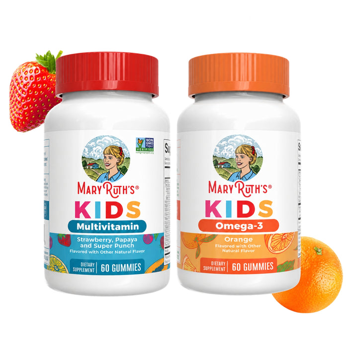 KIT #5 Multivitamínico + Omega-3 para Niños, Mary Ruth's