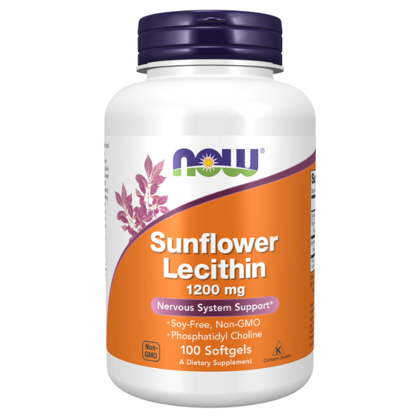 Sunflower Lecithin 1200mg (100 Softgels) soy free / Sunflower Lecithin 1200 mg