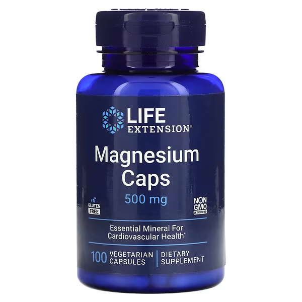 Magnesio 500 mg (100 veg caps), Life Extension