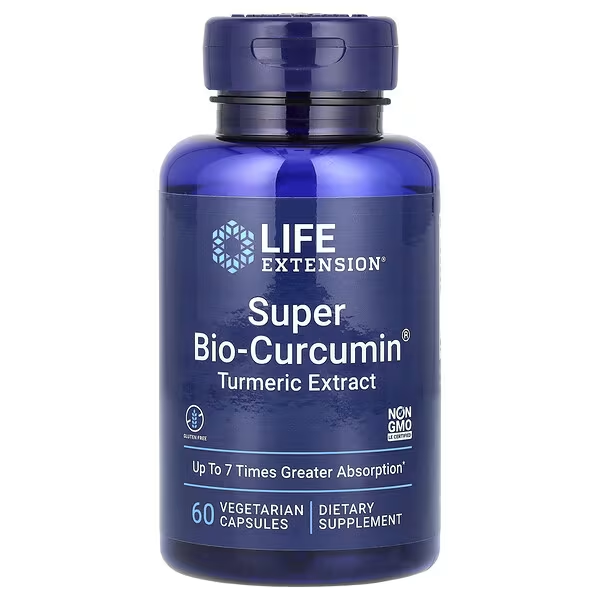 Extracto de Cúrcuma Super Bio-Curcuma® (60 veg caps), Life Extension