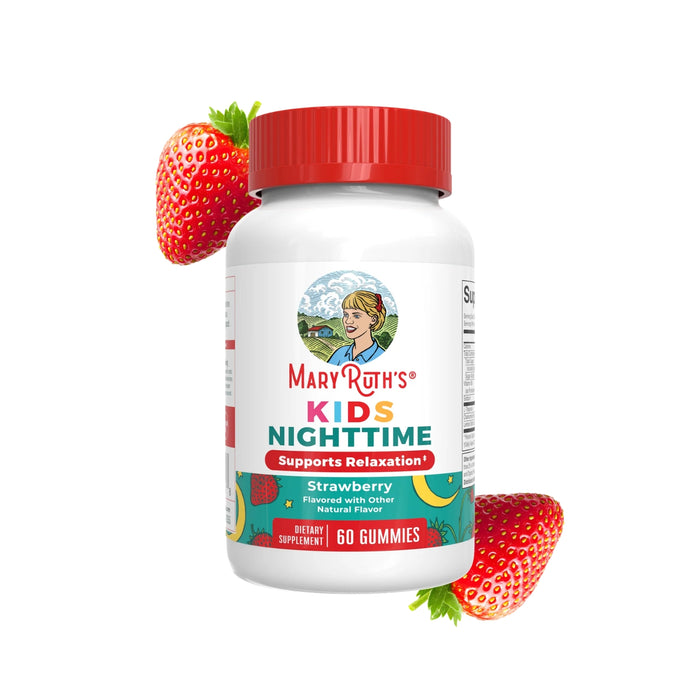 Ayuda para Dormir para Niños sin Melatonina (60 gomitas), Mary Ruth´s