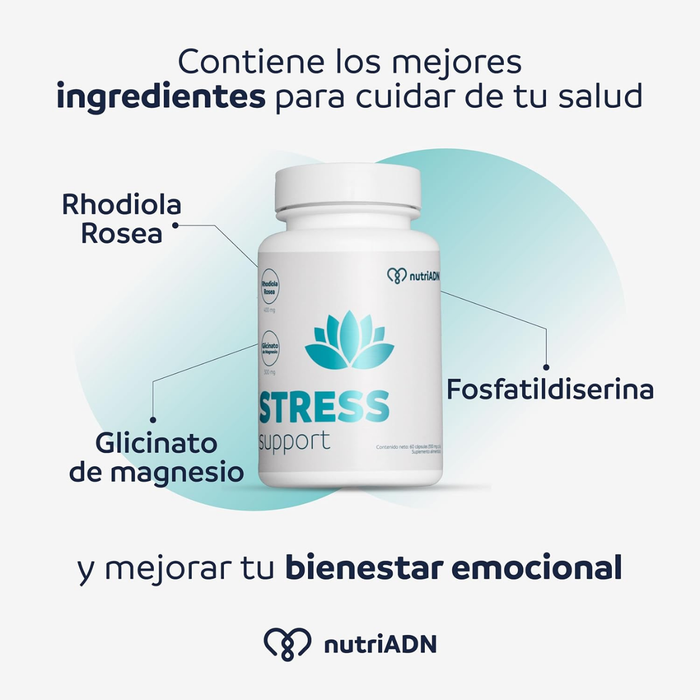 Stress Support para la Salud ante el Estrés (60 cápsulas) | NutriADN