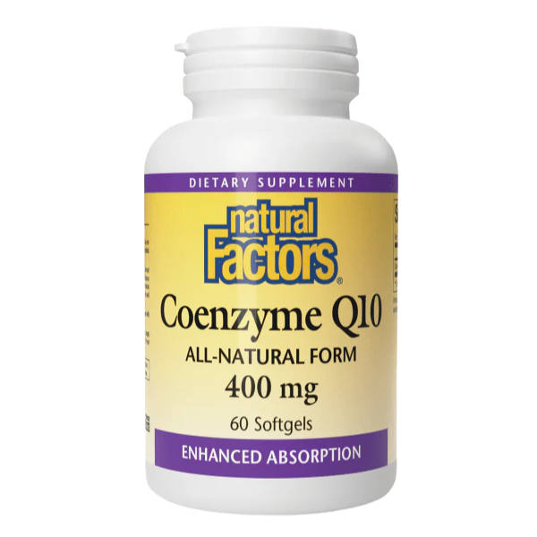 Coenzima CoQ10 Natural 400 mg (60 softgels), Natural Factors