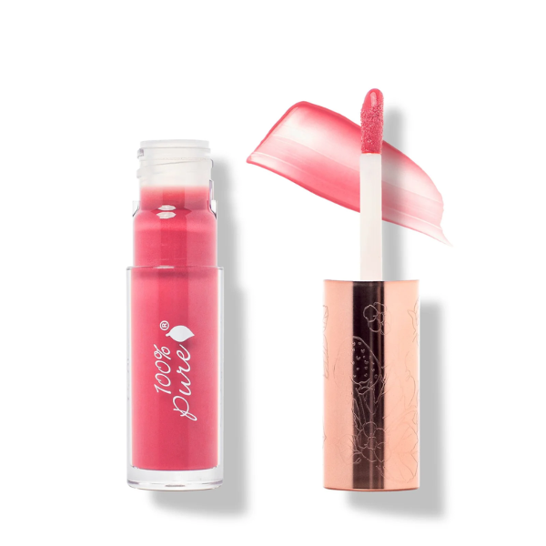 Lip Gloss con Pigmento Frutal® Strawberry (0.141 fl oz 4.17 ml), 100% Pure