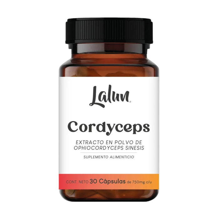 Cordyceps 750 mg Energía y Vitalidad (30 caps), Lalun