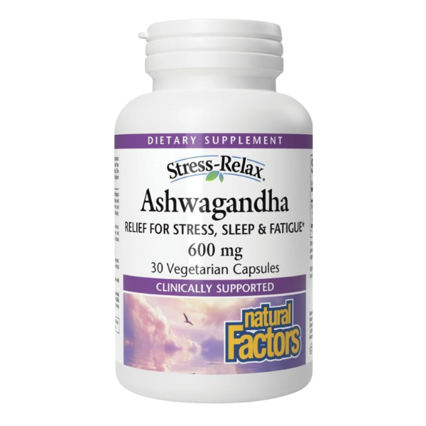 KSM-66 Ashwagandha 600 mg Stress-Relax® (30 vcap), Natural Factors