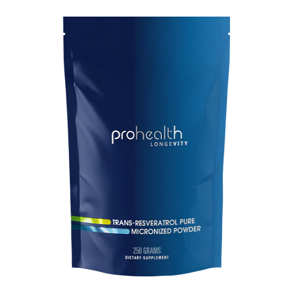 Trans-Resveratrol Puro Micronizado, Polvo (250 g), Prohealth
