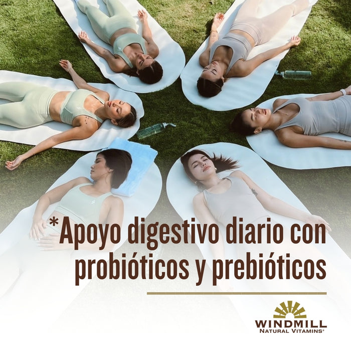 Probiótico con Pectina 1 BILL CFU (100 caps), Windmill