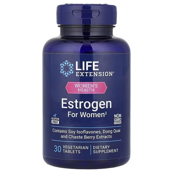 Estrogeno para Mujeres (30 veg tabs), Life Extension