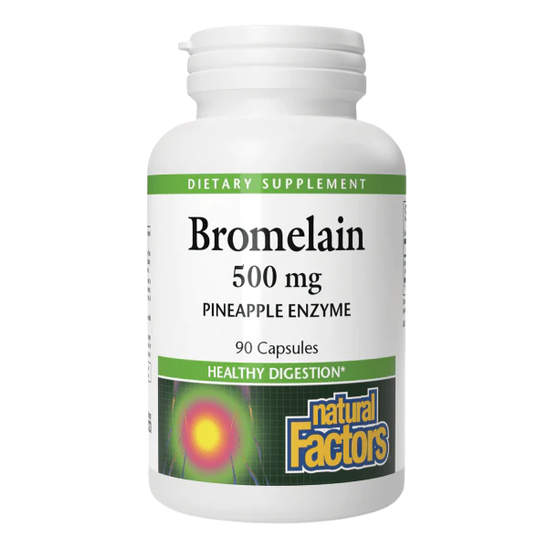 Bromelina 500 mg (90 caps), Natural Factors