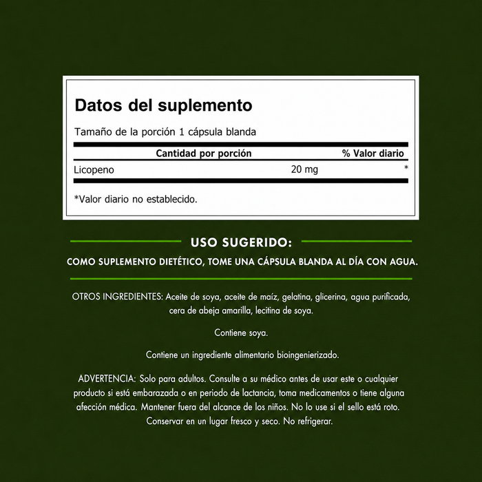 CC Licopeno 20 mg (60 softgels), Swanson