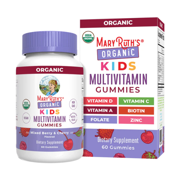 Multivitaminico Organico Para Niños (60 gomitas), Mary Ruth´s