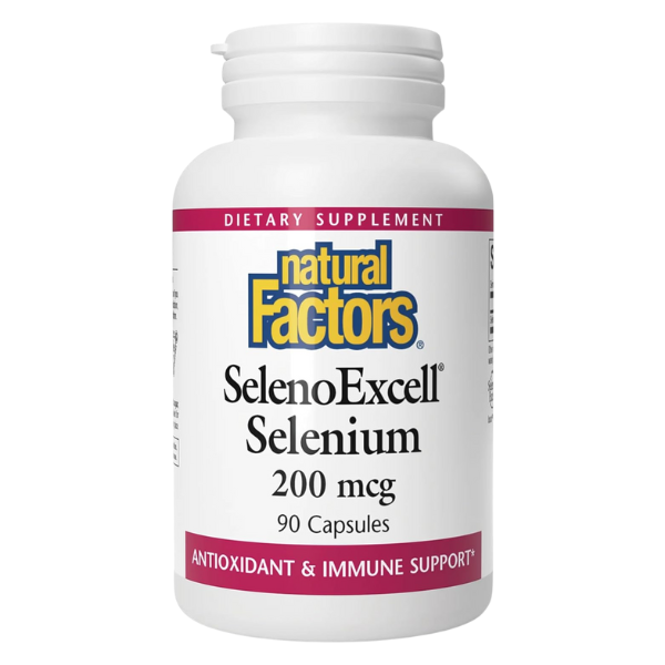 Selenio 200 mcg SelenoExcell® (90 caps), Natural Factors
