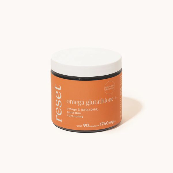 Antioxidante y Antiinflamatorio Omega Glutatione+ (90 caps), Reset Wellness