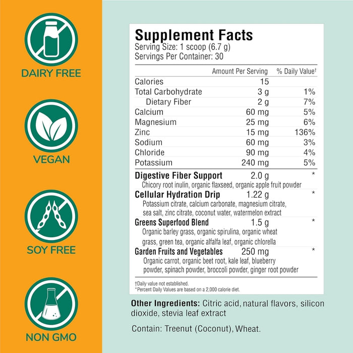 Electrolitos + Super Greens Sabor Piña Country Farms® (198 g), Windmill