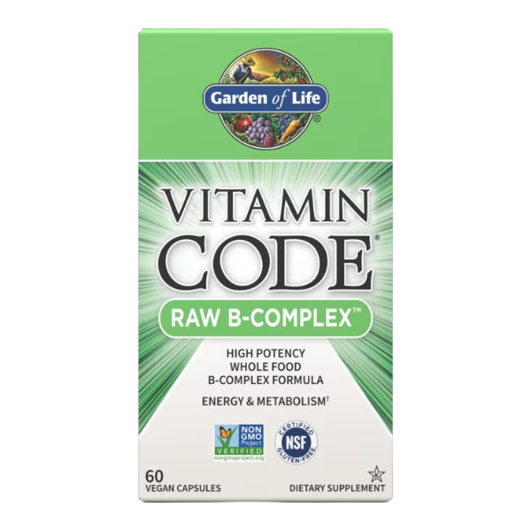 Complejo B Alta Potencia Vitamin Code® (60 veg caps), Garden of Life