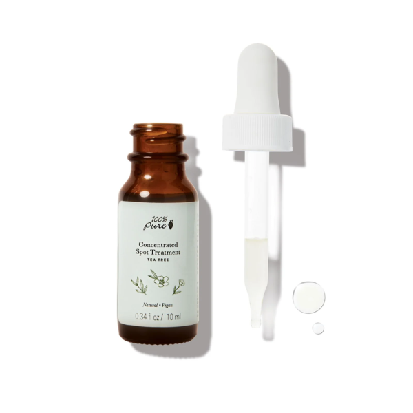 Tratamiento para Acné de Té de Árbol (0.34 fl oz 10 ml), 100% Pure