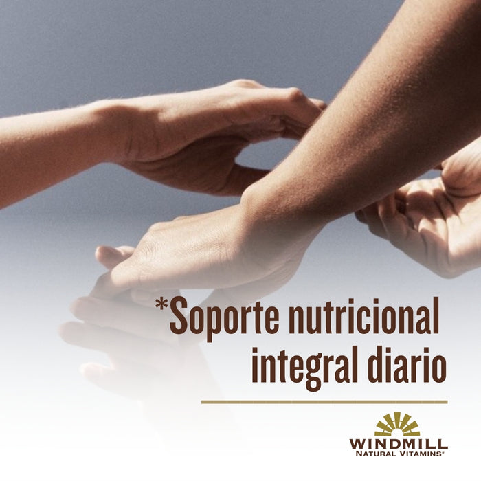 Multivitamínico y Mineral Alta Potencia, Milltrum (100 tabs), Windmill