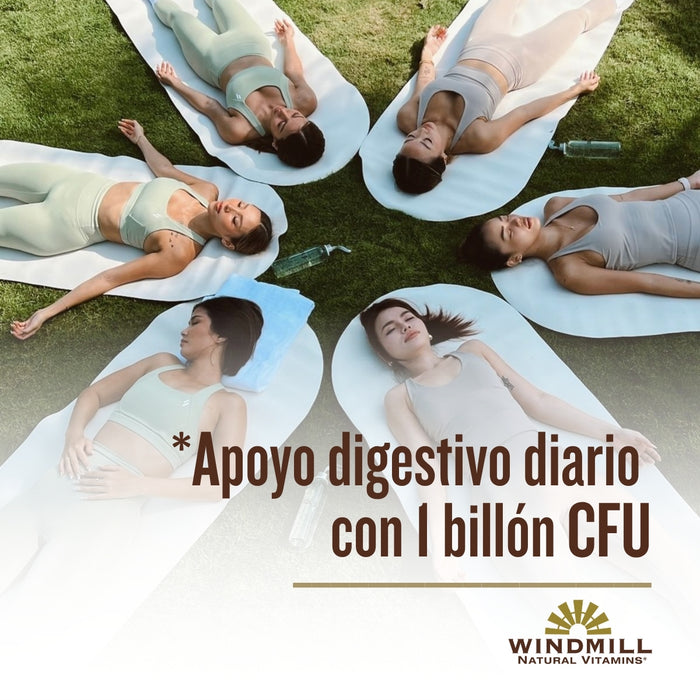 Probióticos con Leche de Cabra 1 Billon CFU (100 caps), Windmill