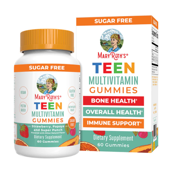 Multivitaminico para Adolescentes (60 gomitas), Mary Ruth´s