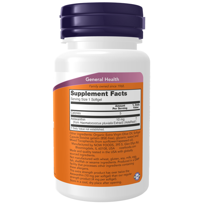 Astaxantina Extra Fuerte 10 mg (30 softgels)