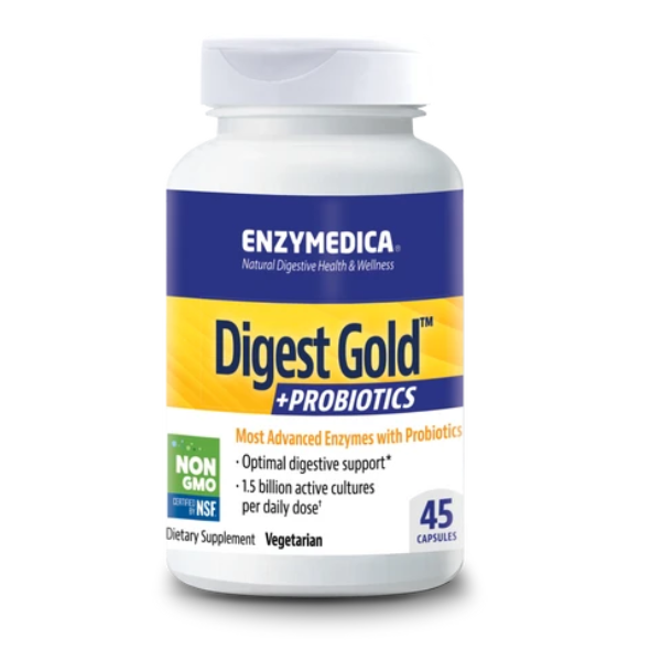 Digest Gold™ Probiótico para la Salud Digestiva (45 cápsulas) | Enzymedica