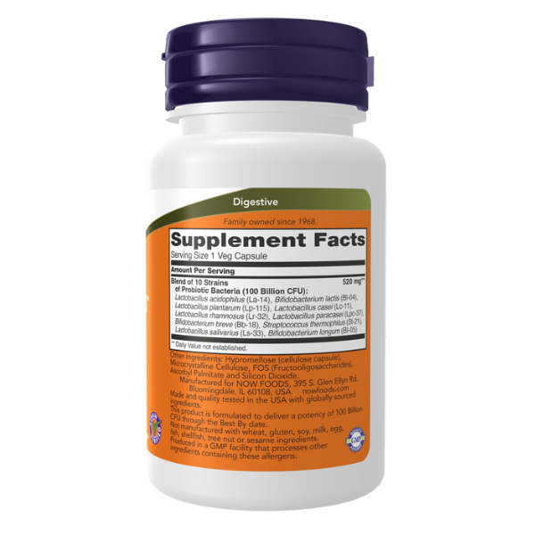 Probiotic 10™ 100 Billion (60 Veg Caps) / Probiotic-10™ 100 Billion