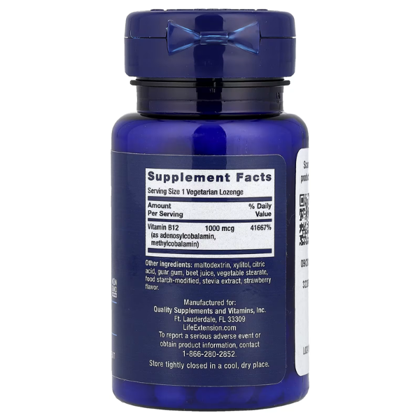 B12 Elite (60 tab vegs), Life Extension