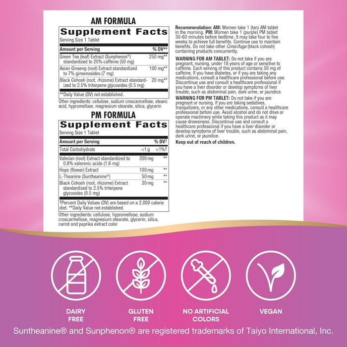 Salud en la Menopausia AM/PM (30 tabletas) | Nature's Way