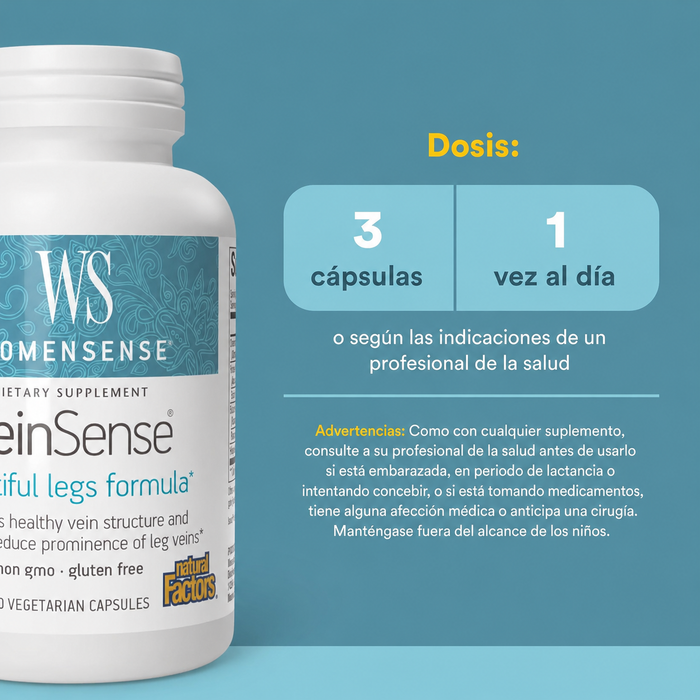 Circulacion Varices WomenSense® VeinSense® (60 vcap), Natural Factors