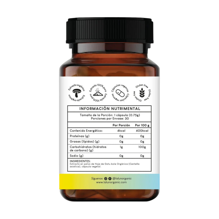 Gotu Kola 750 mg (30 caps), Lalun