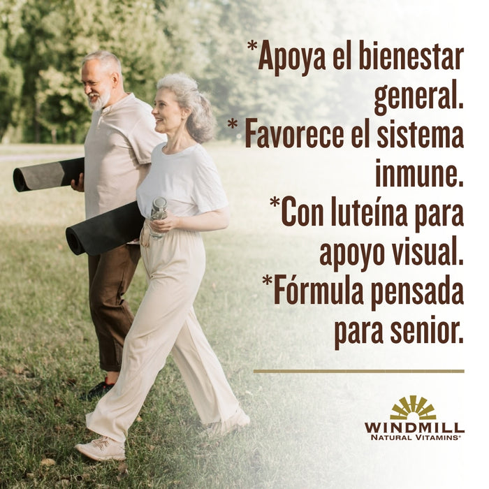 Multivitamínico con Luteina, Milltrium Senior (120 tabs), Windmill