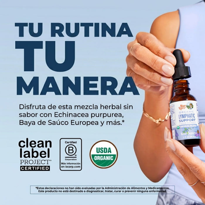 Salud Linfática, Líquido Orgánico (30 ml) | Mary Ruth's