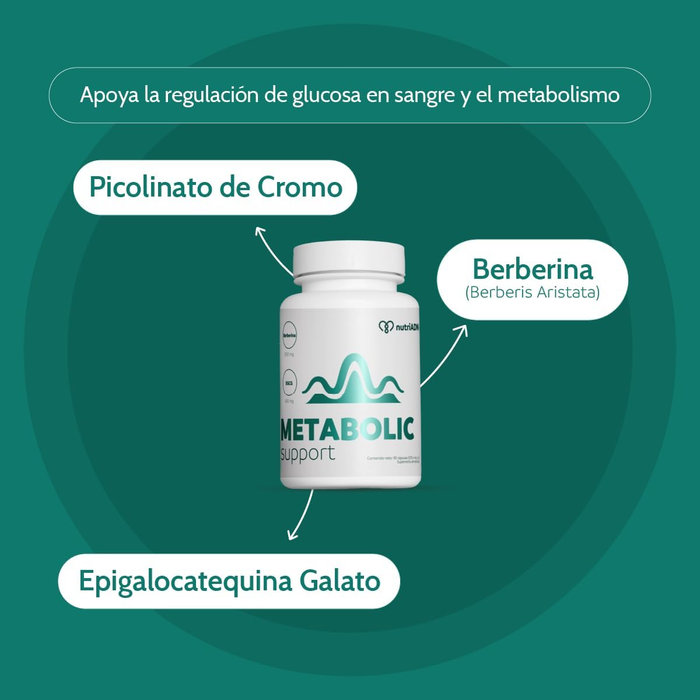 Metabolic Support para la Salud Metabólica (90 cápsulas) | NutriADN