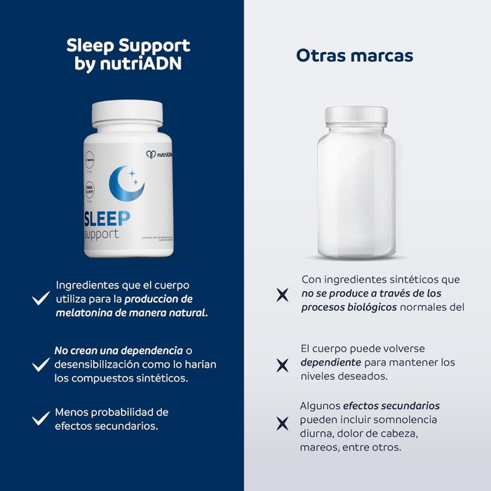 Sleep Support para la Salud del Sueño (60 cápsulas) | NutriADN
