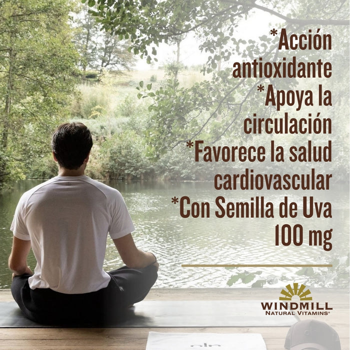 Semilla de Uva 100 mg (60 caps), Windmill