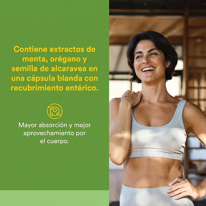 Aceite de Menta y Orégano, Digestión (60 softgels), Natural Factors