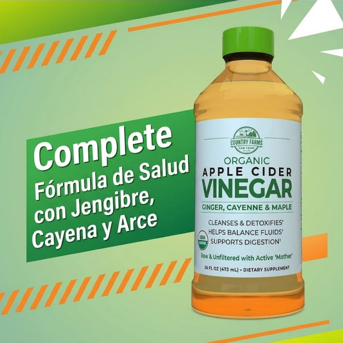 Vinagre de Manzana Country Farms® (473 ml), Windmill